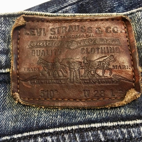 Levi’s 510 Super Skinny Acid Wash Red Tab Jeans 28 - Picture 4 of 5